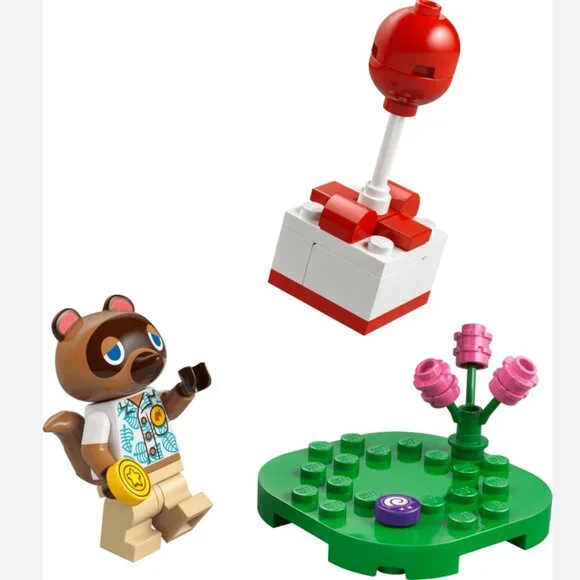 Lego 30731 Animal Crossing Tom Nook and Flying Present Paperbag New 2026 - Picture 3 of 5